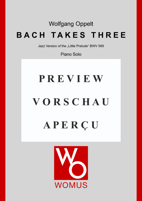 Product gallery: Page 2 of 6 Bach Takes Three, , Piano Solo