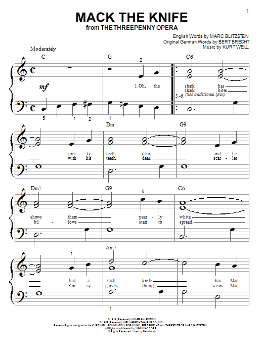 Produktbild zu: Mack The Knife