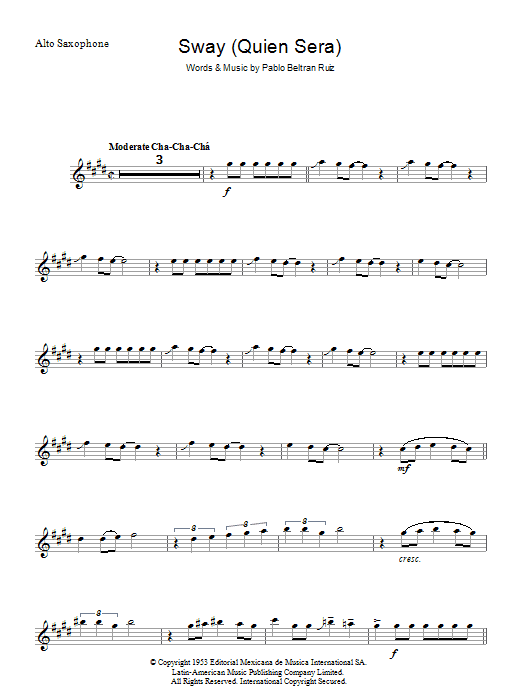 Product gallery: Page 1 of 1 Sway (Quien Sera), Pablo Beltran Ruiz