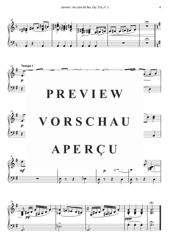 Product gallery: Page 6 of 6 Janvier: Au coin du feu - Version simplifiée, , Piano Solo