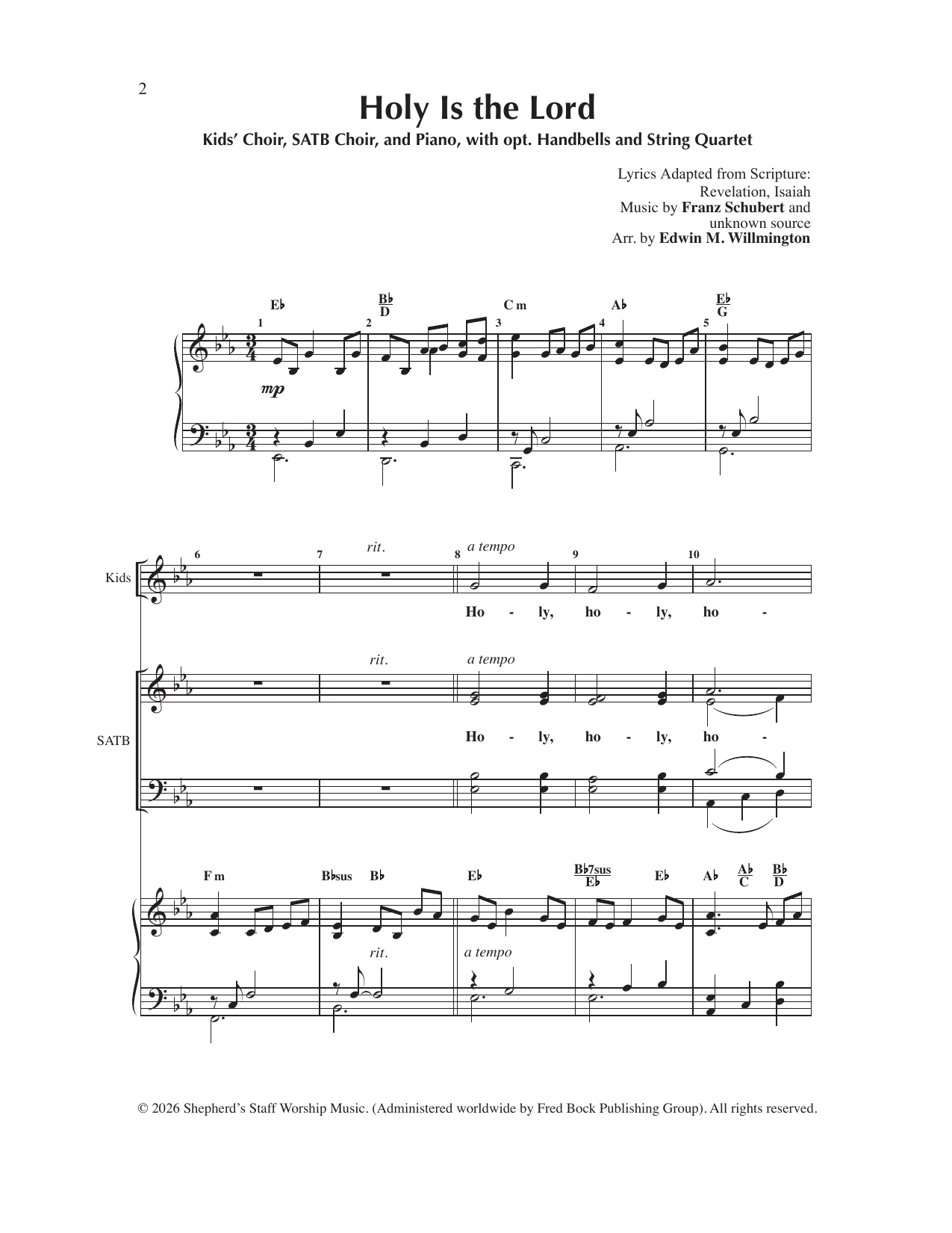 Produktbild zu: Holy Is the Lord