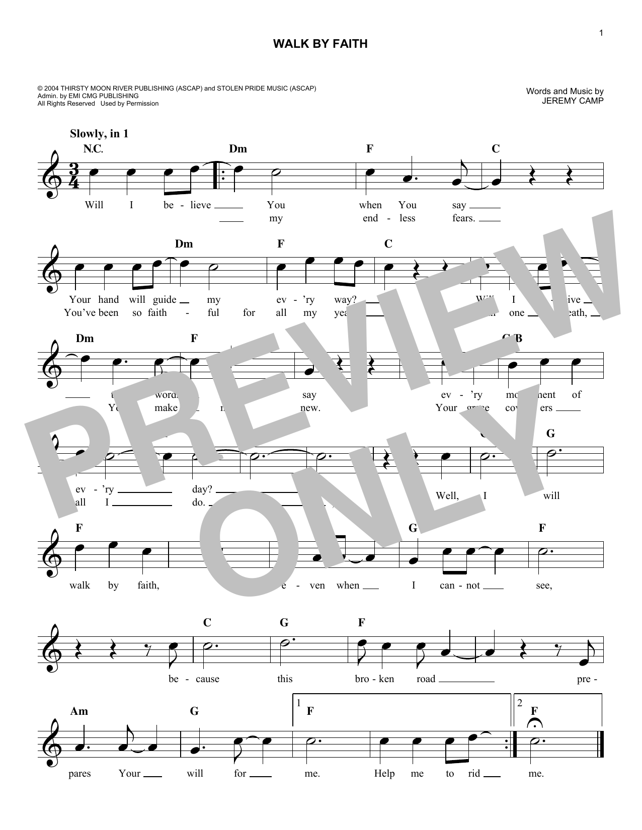 Produktbild zu: Walk By Faith