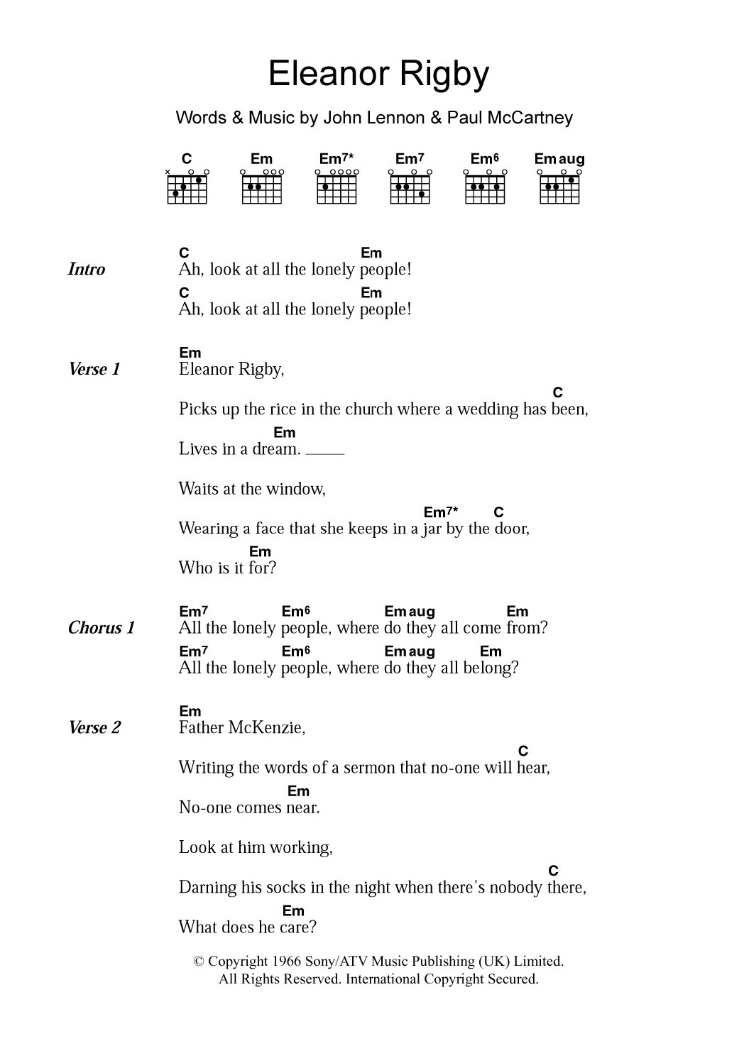 Produktbild zu: Eleanor Rigby