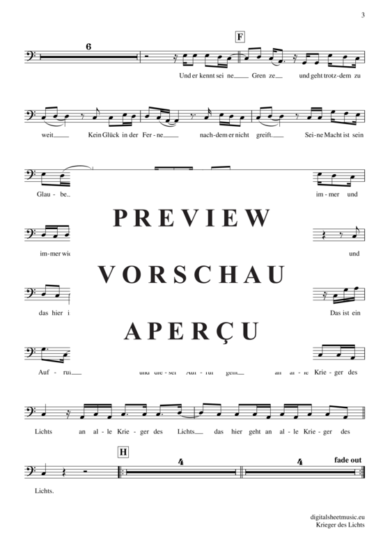gallery: Krieger des Lichts , Silbermond, (Posaune / Bariton)