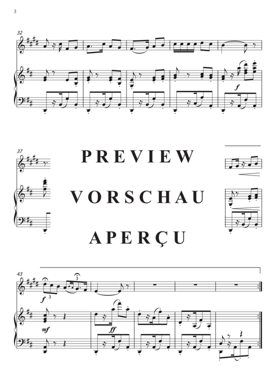 Produktgalerie: Seite 6 von 7 Habanera - Aria L´amour est un oiseau rebelle (Love is a rebellious bird) , ,  from Bizet´s opera Carmen (Instrument in B + Klavier)
