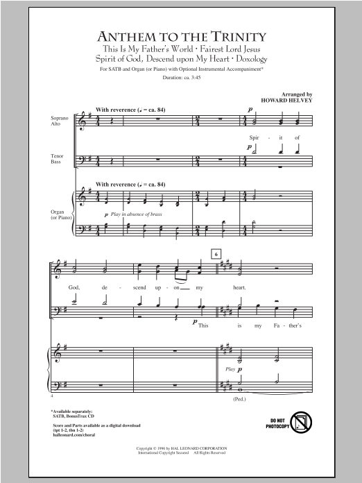 Product picture to: Anthem Of Trinity