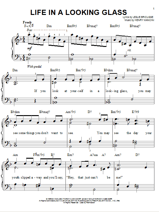 Product gallery: Page 1 of 1 Life In A Looking Glass, Henry Mancini