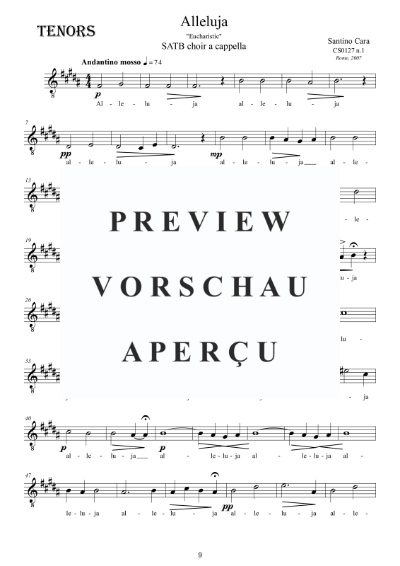 Produktgalerie: Seite 10 von 11 Alleluja - Eucharistic, , Gemischter Chor