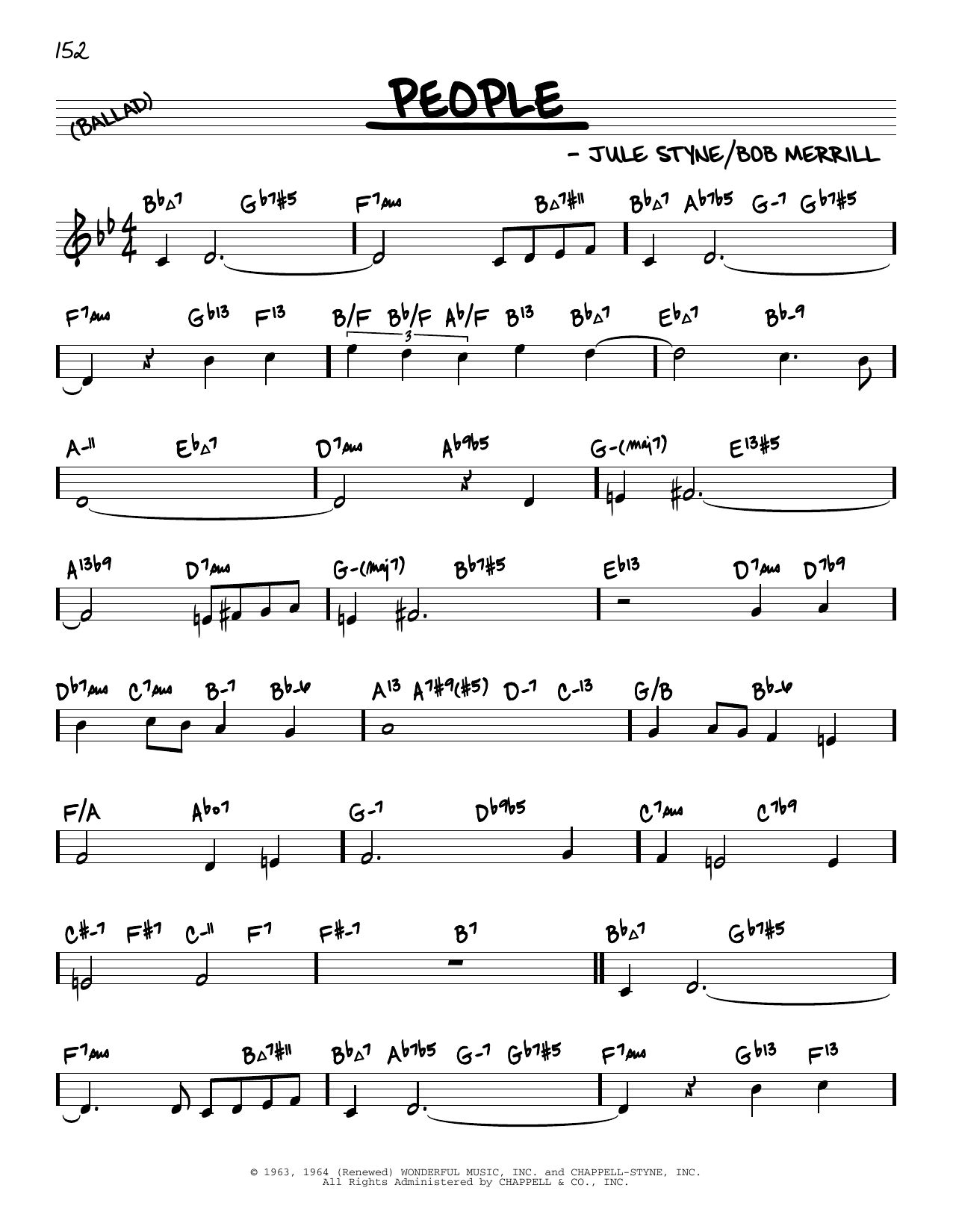 Produktbild zu: People (arr. David Hazeltine)