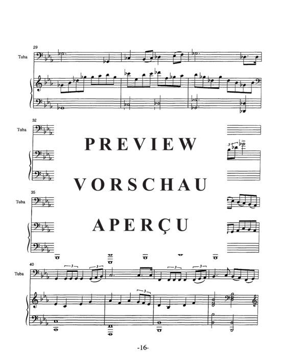 Product gallery: Page 18 of 21 Sonata for Tuba and Piano , , (tuba + piano)