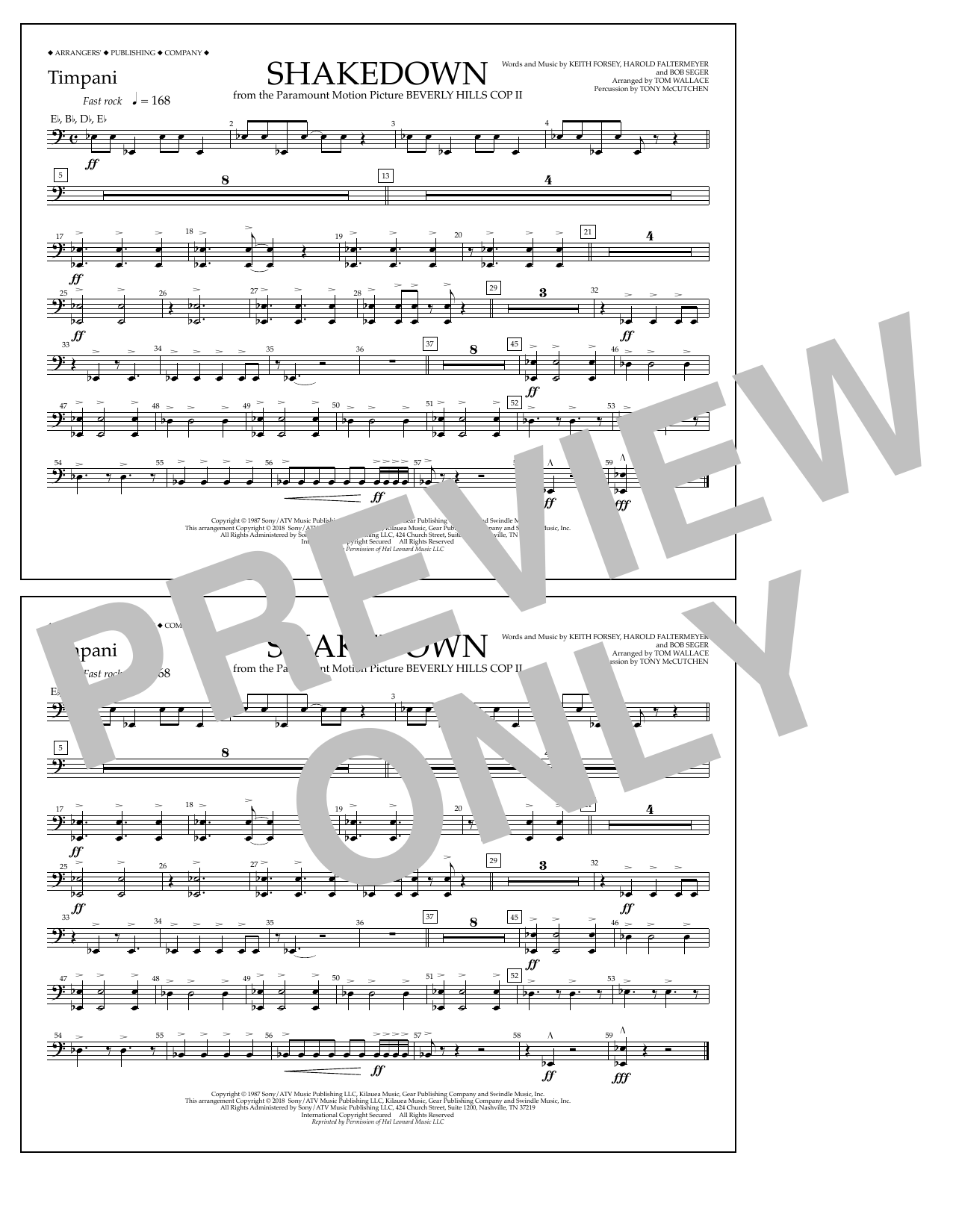 Produktbild zu: Shakedown - Timpani