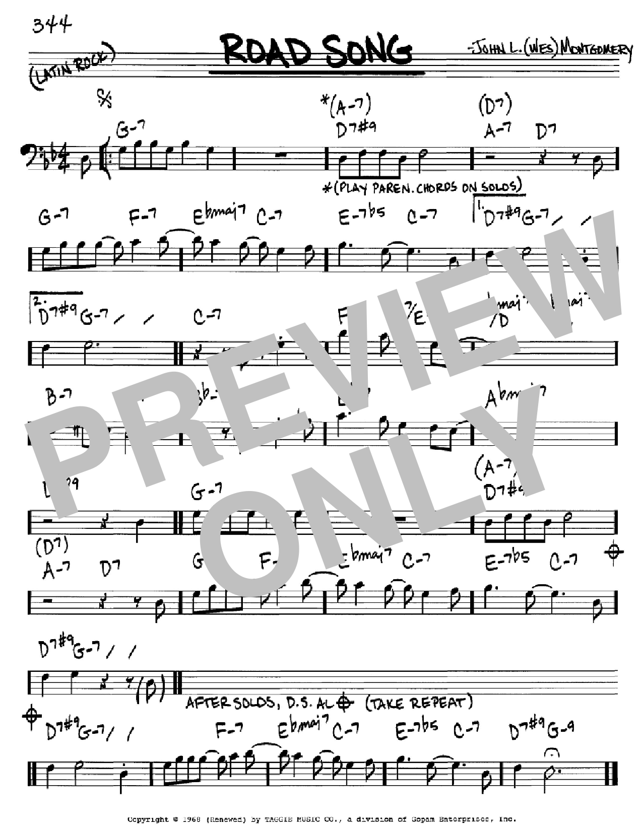 Produktbild zu: Road Song