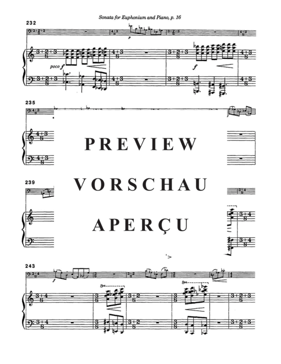 Product gallery: Page 16 of 21 Sonata for Euphonium , , (euphonium + piano)