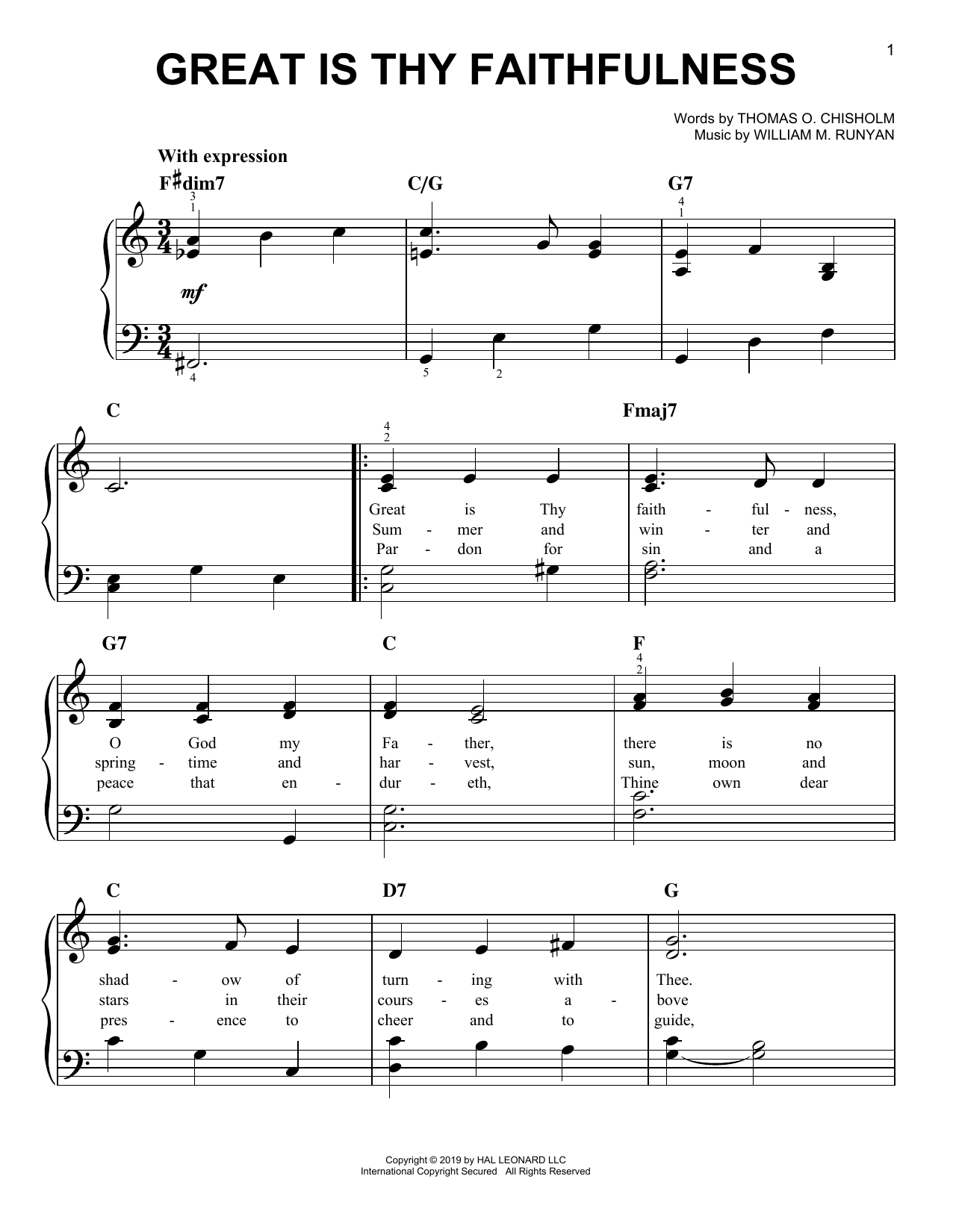 Produktbild zu: Great Is Thy Faithfulness