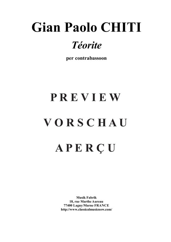 Product gallery: Page 2 of 7 T&eacute orite , , (contrabassoon)