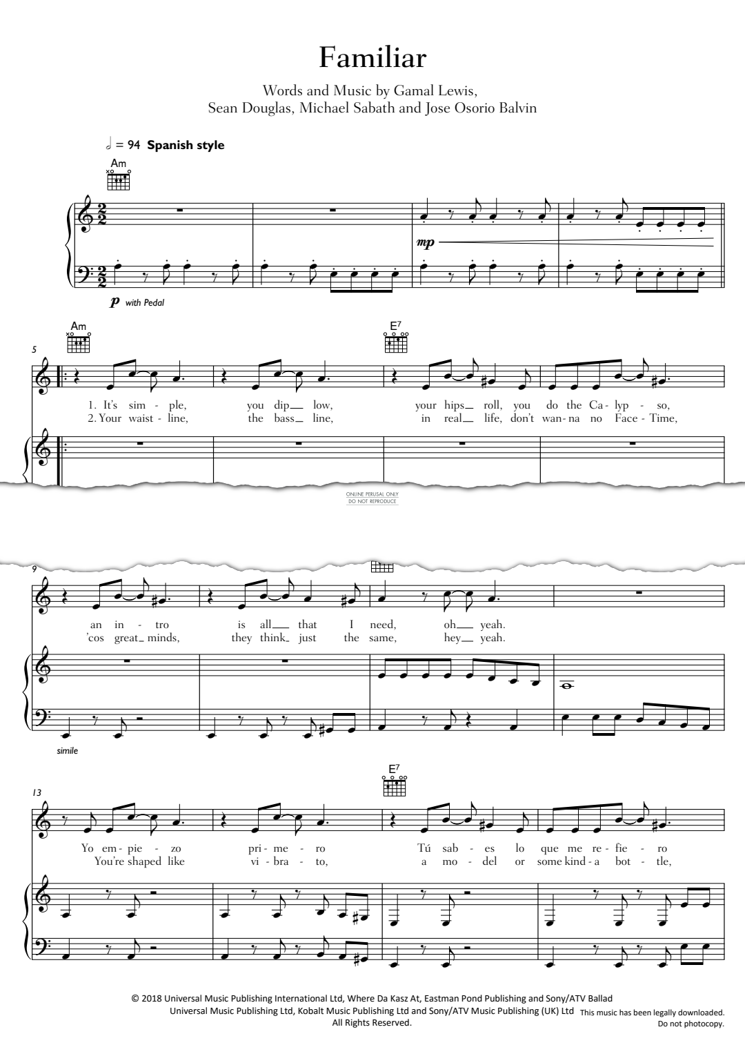 gallery: Familiar, Liam Payne