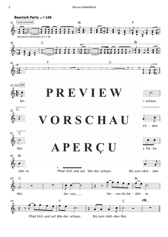 gallery: Servus Habedehre, DeSchoWieda, (Leadsheet)