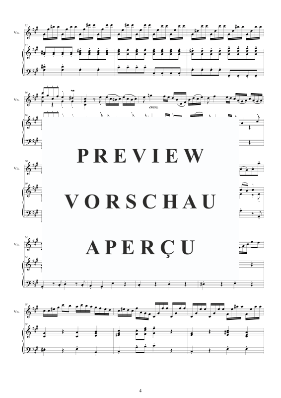 Produktgalerie: Seite 5 von 11 Violin Concerto No.4 in A-Dur Op.9, , Violine und Cembalo