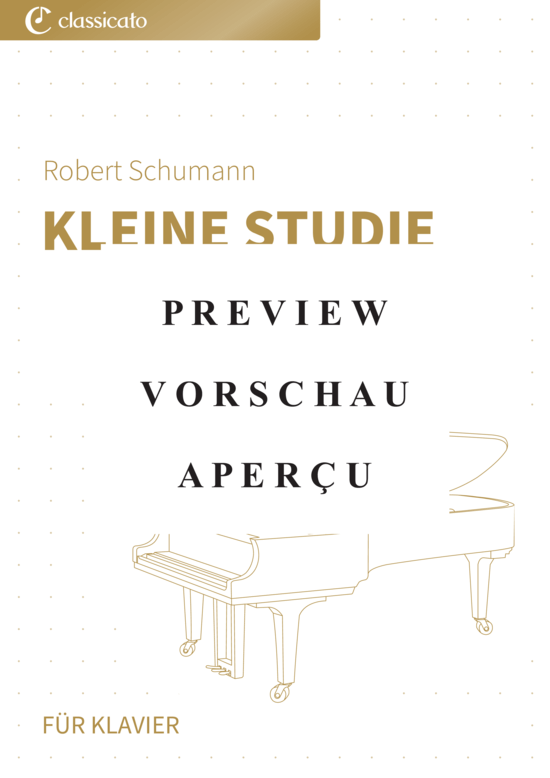 gallery: Kleine Studie - Nr. 14 aus Album für die Jugend op. 68 , , (Klavier Solo)