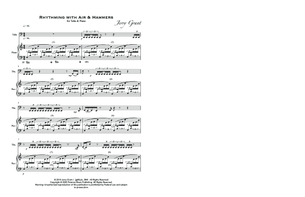 Product gallery: Page 1 of 11 Rhythming With Air & Hammers, , (tuba and piano)