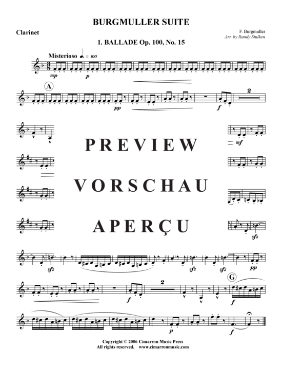 Produktgalerie: Seite 13 von 21 Burgmuller Suite , , (Holzbläser-Quintett)