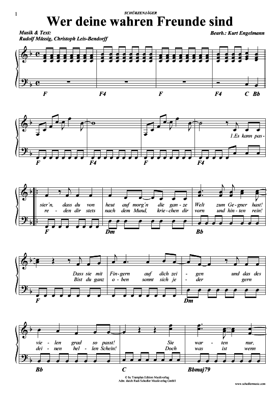 Produktbild zu: Wer deine wahren Freunde sind Zillertaler Schürzenjäger