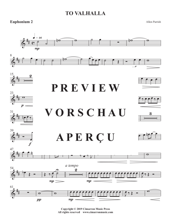 Product gallery: Page 14 of 21 To Valhalla , , (Tuba Ensemble EEETTT)