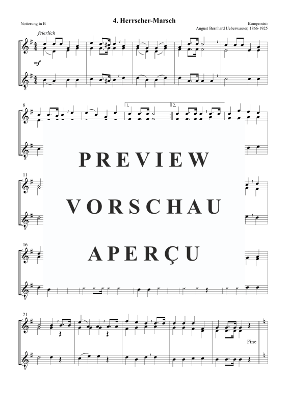 Product gallery: Page 4 of 5 Herrscher-Marsch, , Trombone Choir