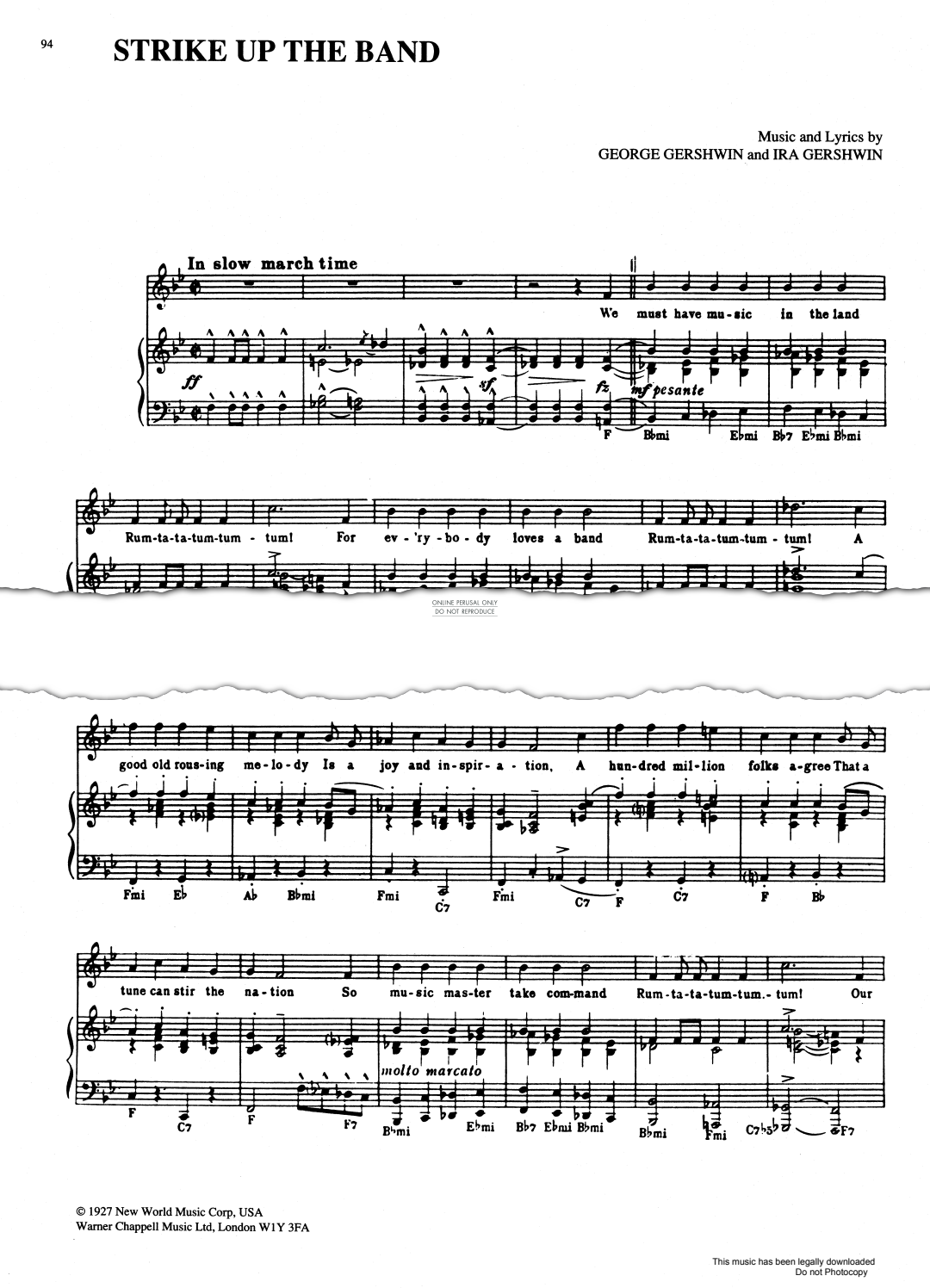 Produktbild zu: Strike Up The Band!