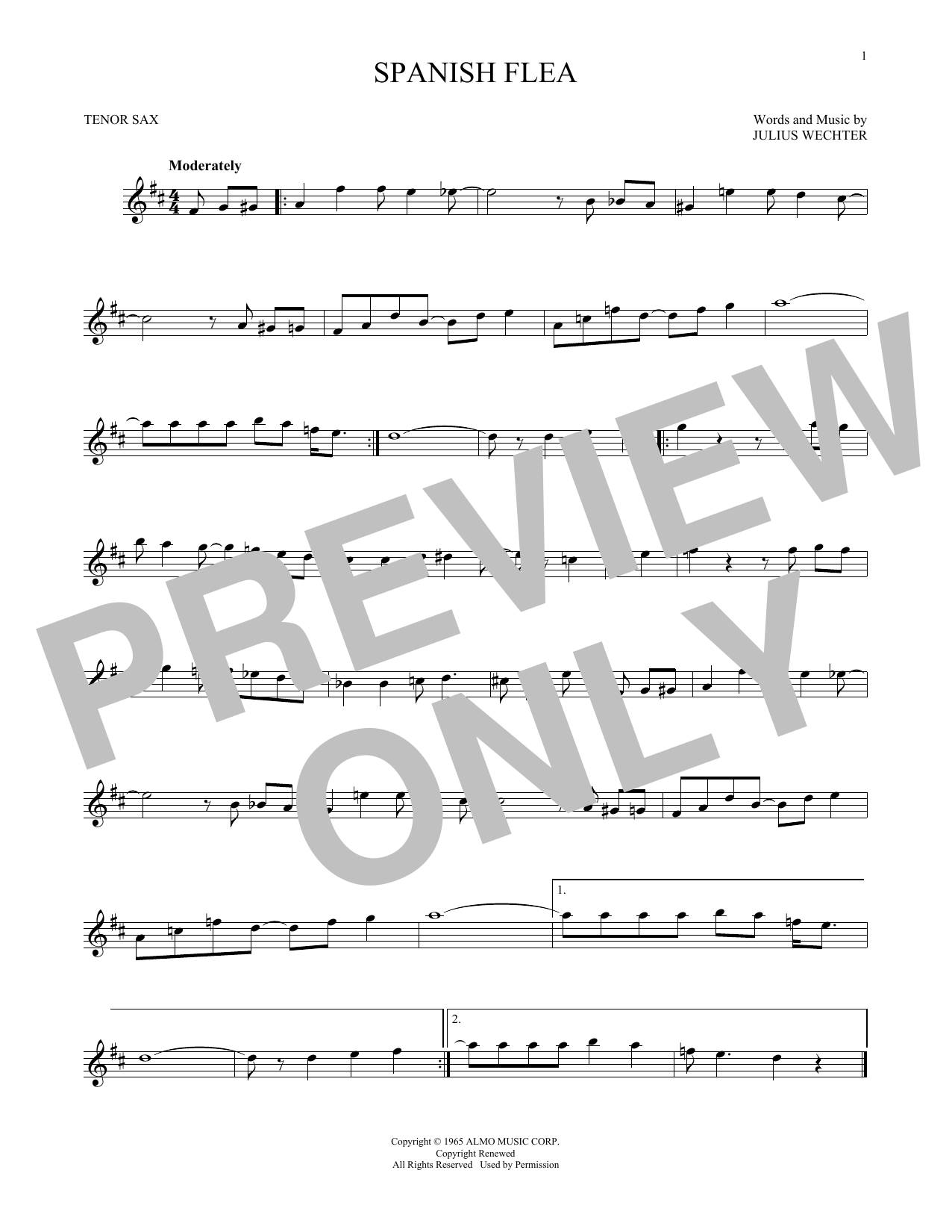 Product gallery: Page 1 of 1 Spanish Flea, Herb Alpert & The Tijuana Brass Band