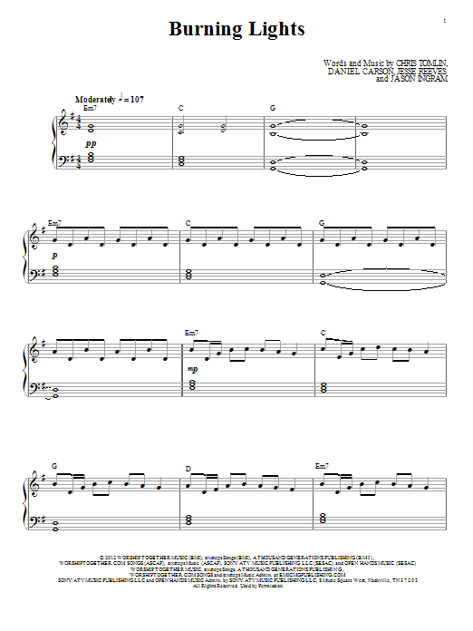 Produktbild zu: Burning Lights