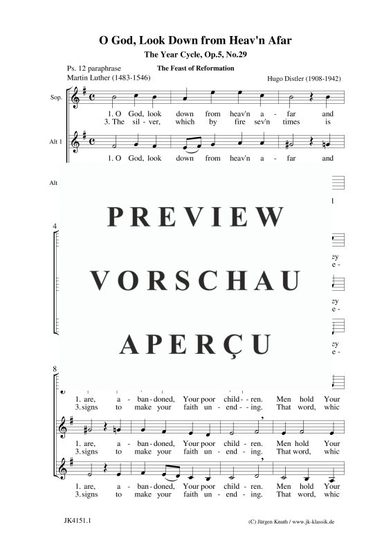 gallery: O God, Look Down from Heav´n Afar (The Year Cycle, Op.5, No.29), , Frauenchor SAA