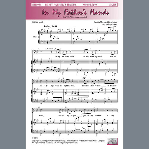 cover: In My Father's Hands (arr. Faye Lopez), Patricia Mock & Faye Lopez