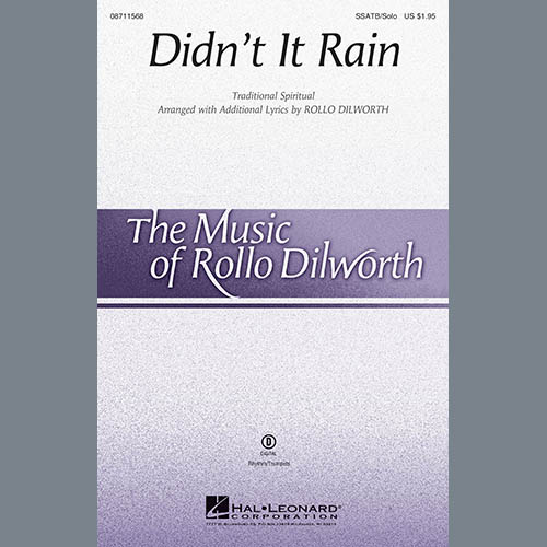cover: Didn't It Rain, Rollo Dilworth