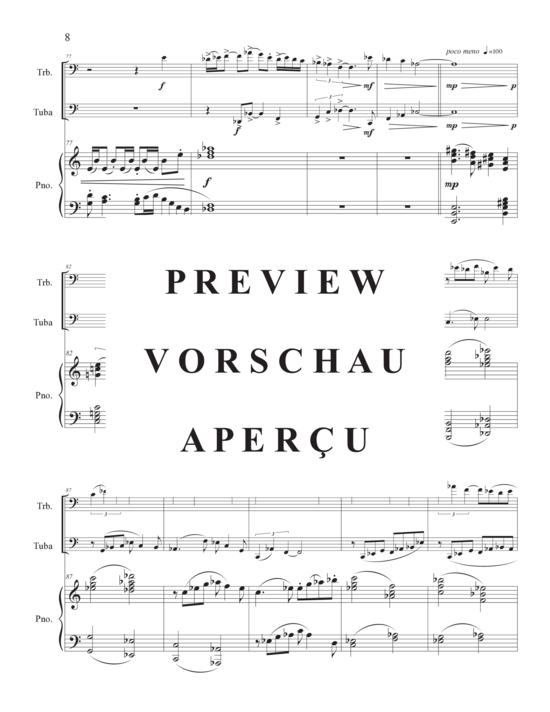 Product gallery: Page 11 of 21 Concertante , , (trombone, tuba and piano)