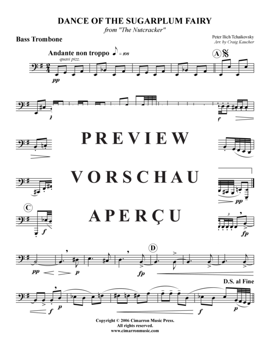 Product gallery: Page 7 of 7 Dance of the Sugarplum Fairy , , (Trombone Quartet)