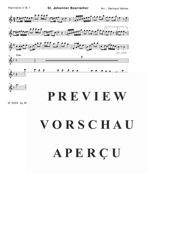 Product gallery: Page 4 of 11 St. Johanner Boarischer, , (woodwind and brass)