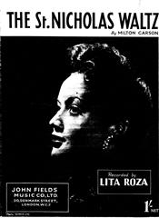 cover: The St. Nicholas Waltz, Milton Carson