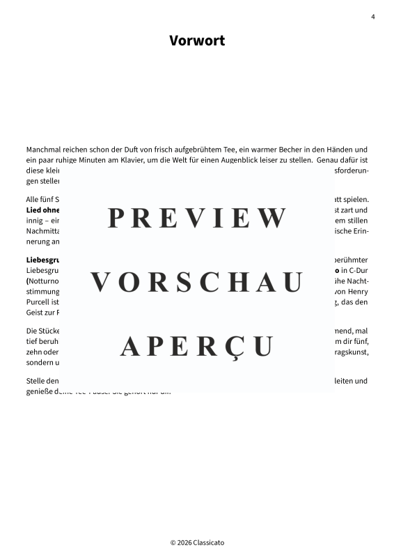 Produktgalerie: Seite 6 von 11 Tee-Pause am Klavier - Vereinfachte Wohlfühlstücke für kurze Auszeiten, , Klavier Solo
