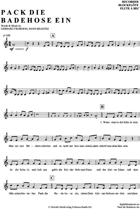 Product picture to: Pack die Badehose ein Conni Froboess