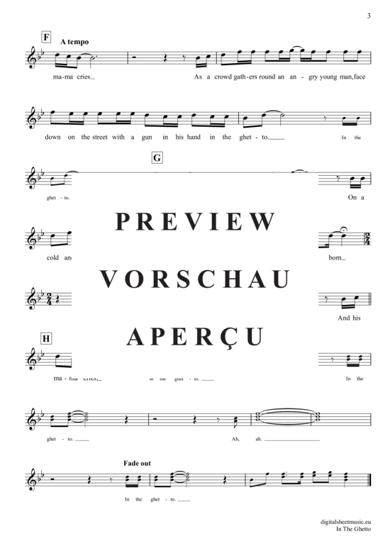 Produktgalerie: Seite 4 von 4 In The Ghetto , Presley, Elvis, (Oboe)