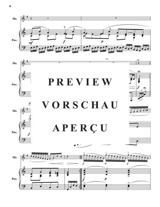 Product gallery: Page 7 of 11 Aria con Variazoni , , (horn in F + piano)