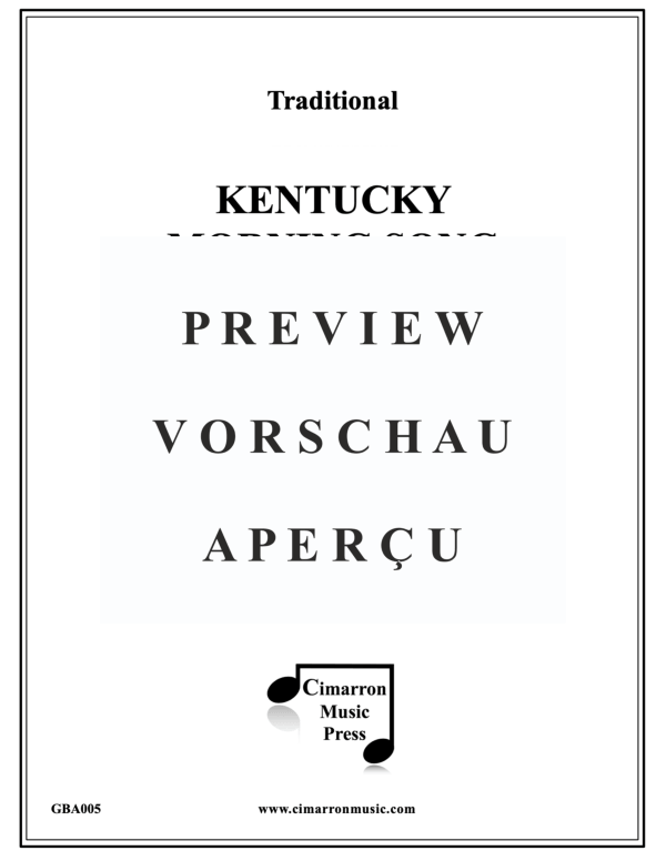 Product gallery: Page 2 of 11 Kentucky Morning Song, , Horn Octet