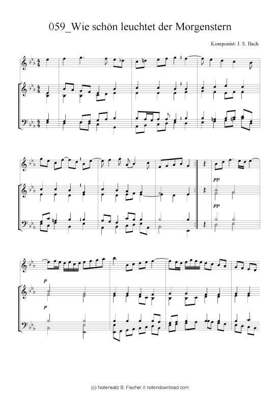 Produktbild zu: Wie schön leuchtet der Morgenstern J. S. Bach