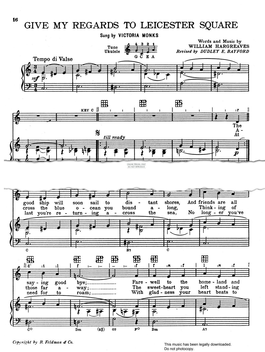 Produktbild zu: Give My Regards To Leicester Square