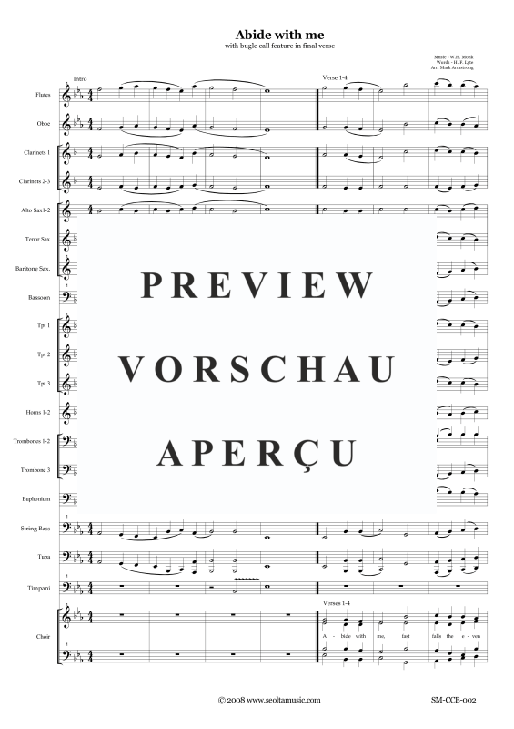 Produktgalerie: Seite 6 von 11 Abide with me, , Gemischter Chor und Concert Band