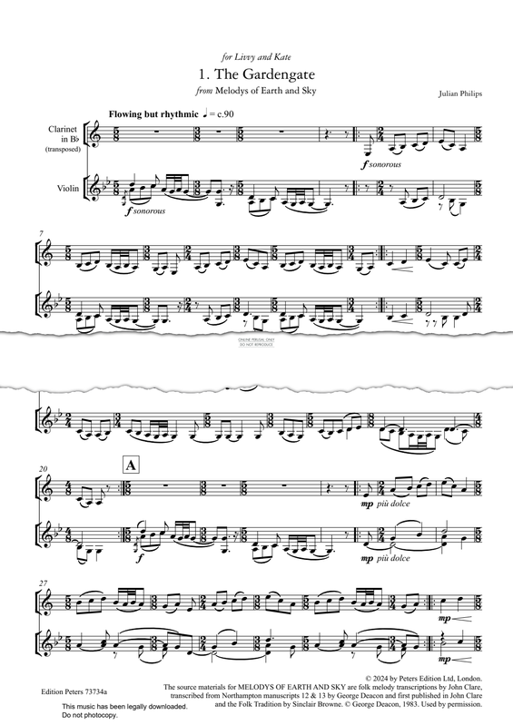 Product gallery: Page 1 of 1 No.1: The Gardengate (from 'Melodys Of Earth And Sky'), Julian Philips