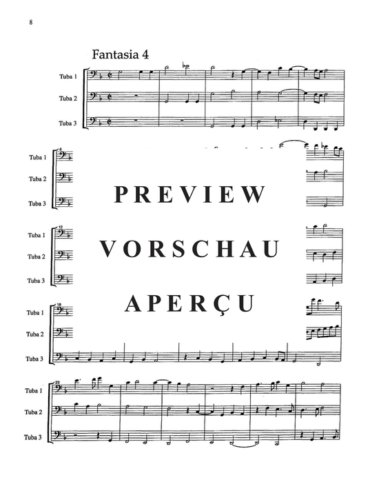 Produktgalerie: Seite 12 von 21 Fantasie a tre voci (fantasie for three instruments) , , Tubatrio
