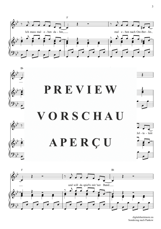 gallery: Sonderzug Nach Pankow, Lindenber, Udo, Klavier, Gesang & Akkorde