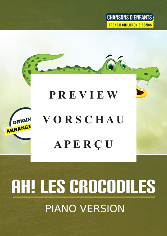 Produktgalerie: Seite 2 von 5 Ah les crocodiles , , Klavier Solo